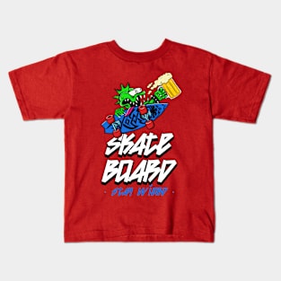 Skateboard lover stay weird Kids T-Shirt